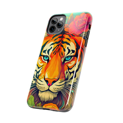 Fierce Rainbow Tiger Art - iPhone Series Case