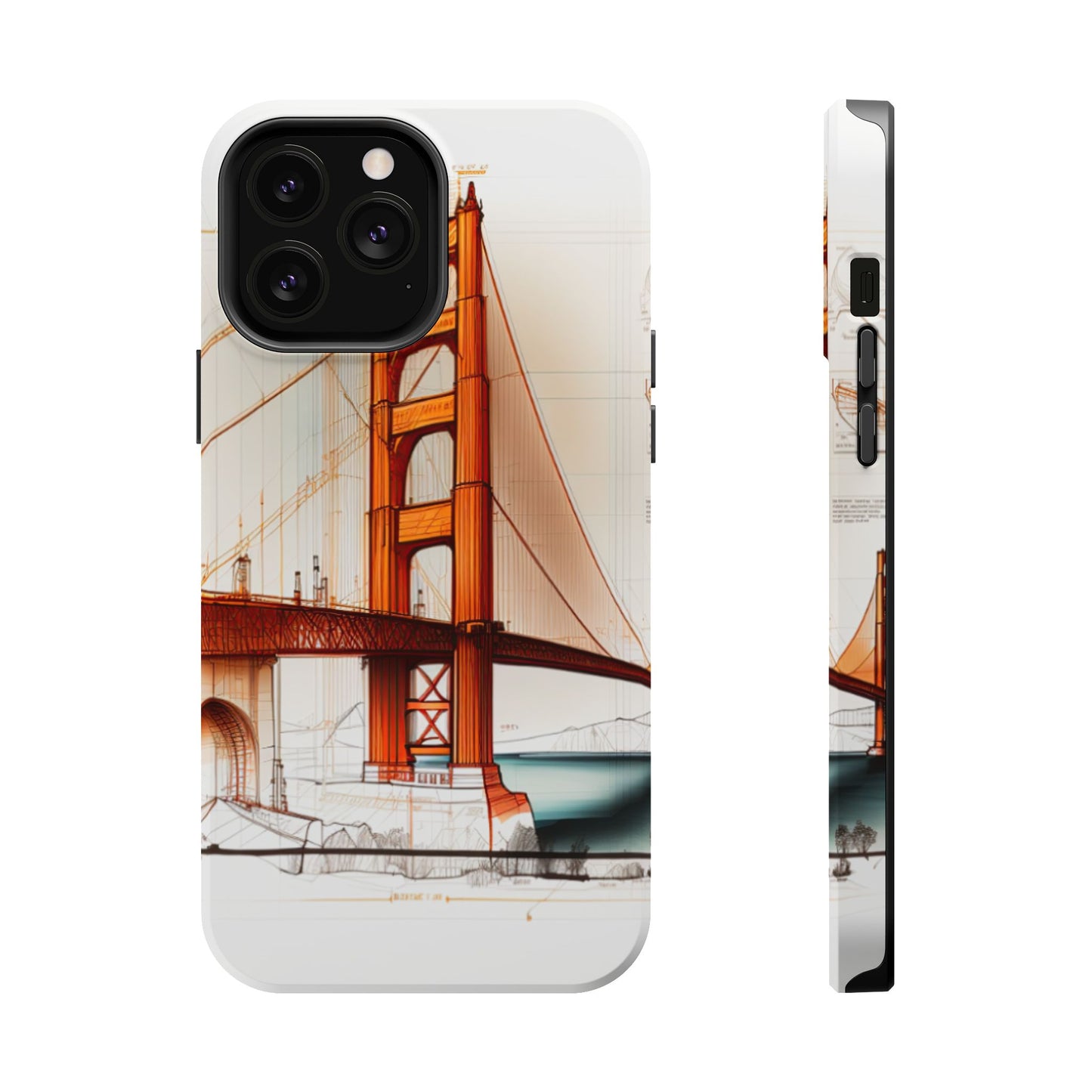 Golden Gate Bridge MagSafe iPhone Case - San Francisco Landmark