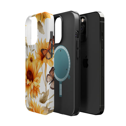 Sunflower & Monarch Garden - MagSafe iPhone Series Case