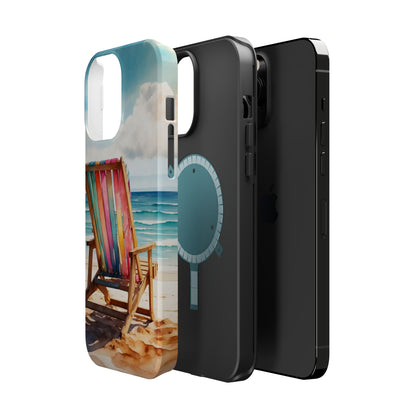 Vibrant Beach Escape MagSafe iPhone Case – Summer Vibes Design