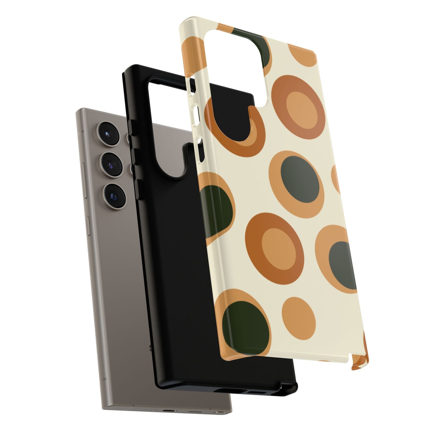 Retro Earthy Circles - Samsung Galaxy Case