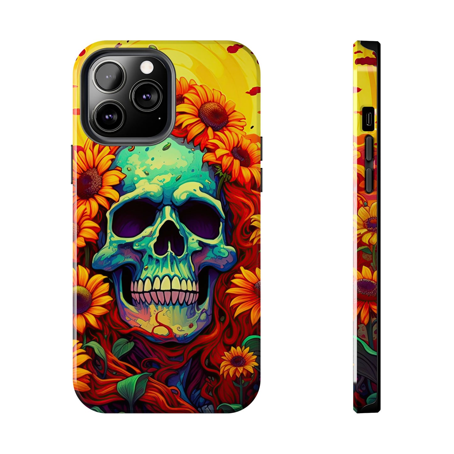 Sun Kissed Skull iPhone Case