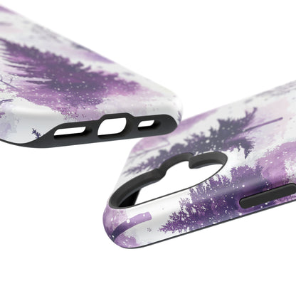 Purple Snowy Forest - MagSafe iPhone Series Case