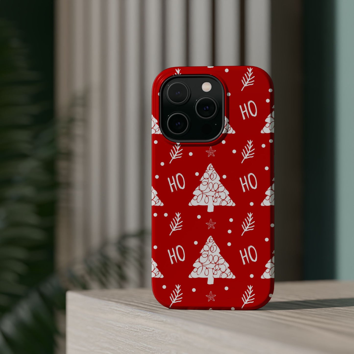 MagSafe iPhone Case: Ho Ho Ho – Christmas Tree Wonderland