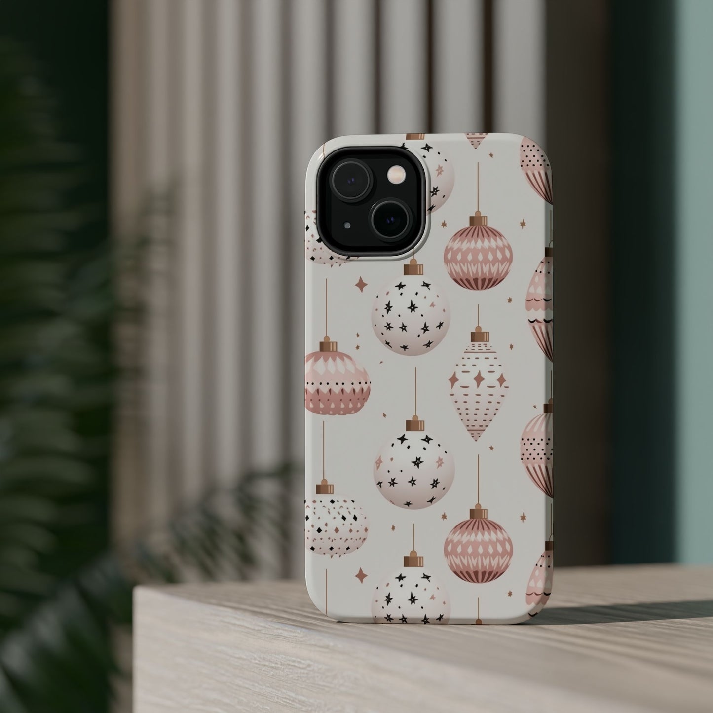 Blush Pink Holiday Ornaments - MagSafe iPhone Series Case