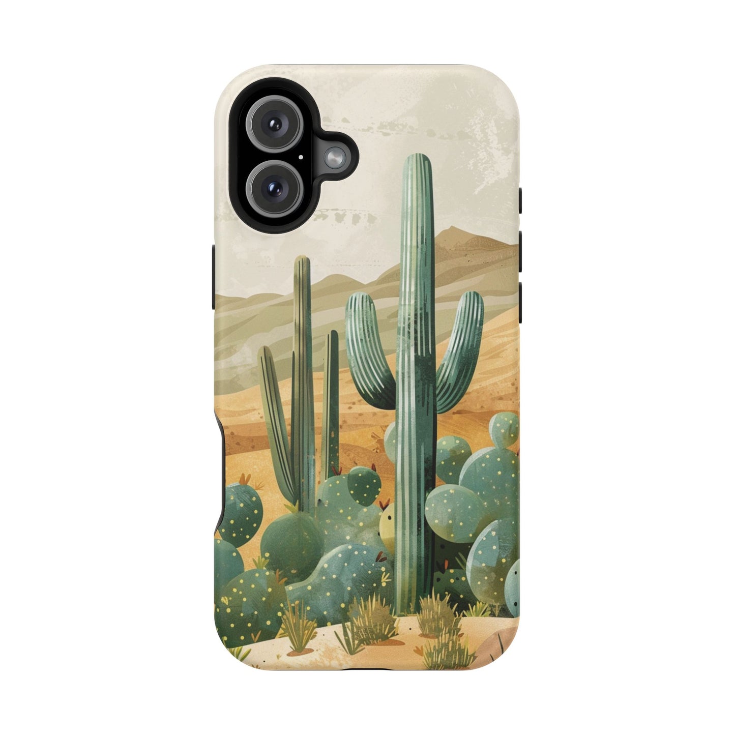 Desert Oasis Cactus iPhone Case