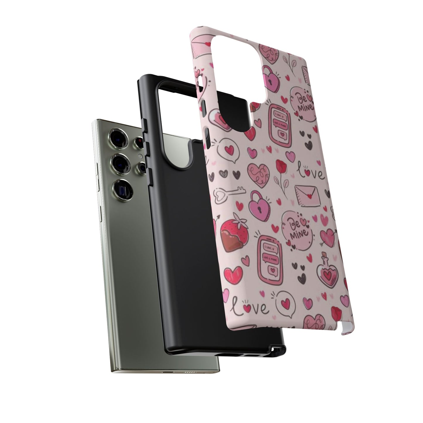 Samsung Galaxy Case: Playful Valentine's Day Icons Case