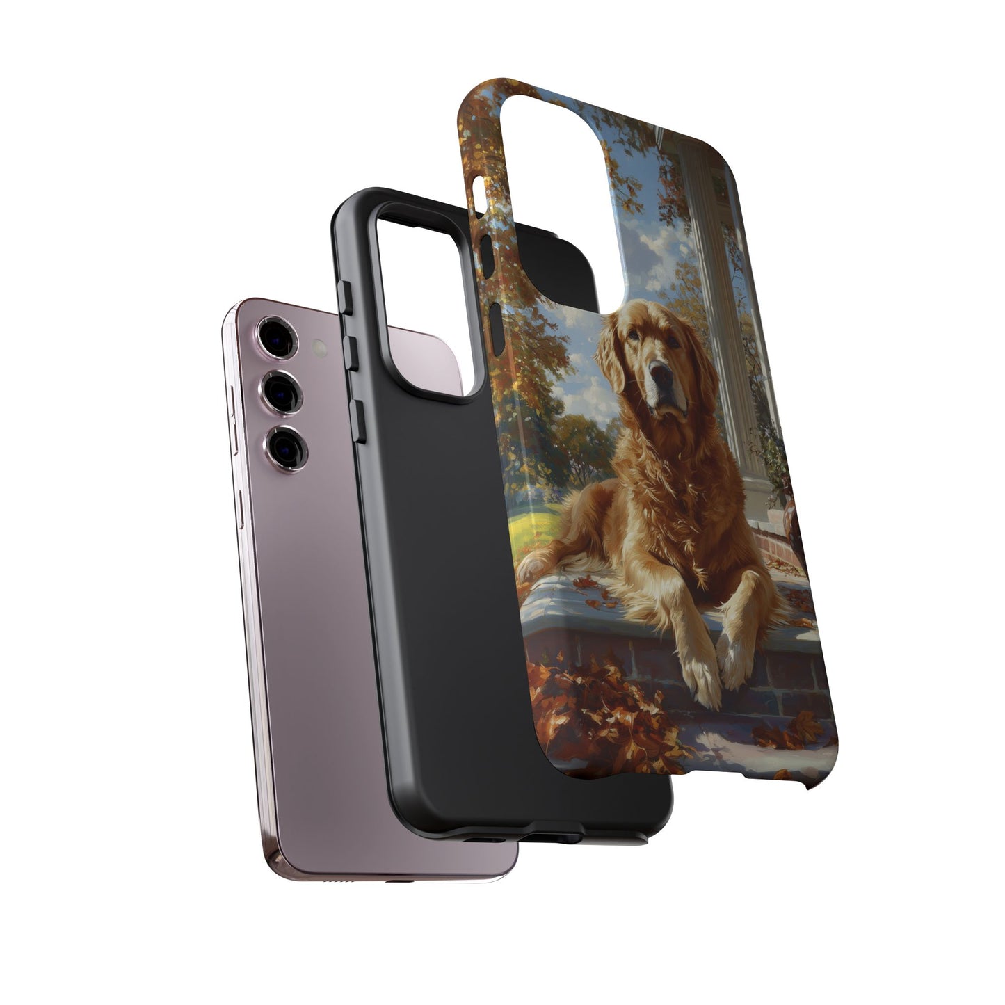 Golden Retriever Autumn Serenity - Samsung Galaxy Series Case