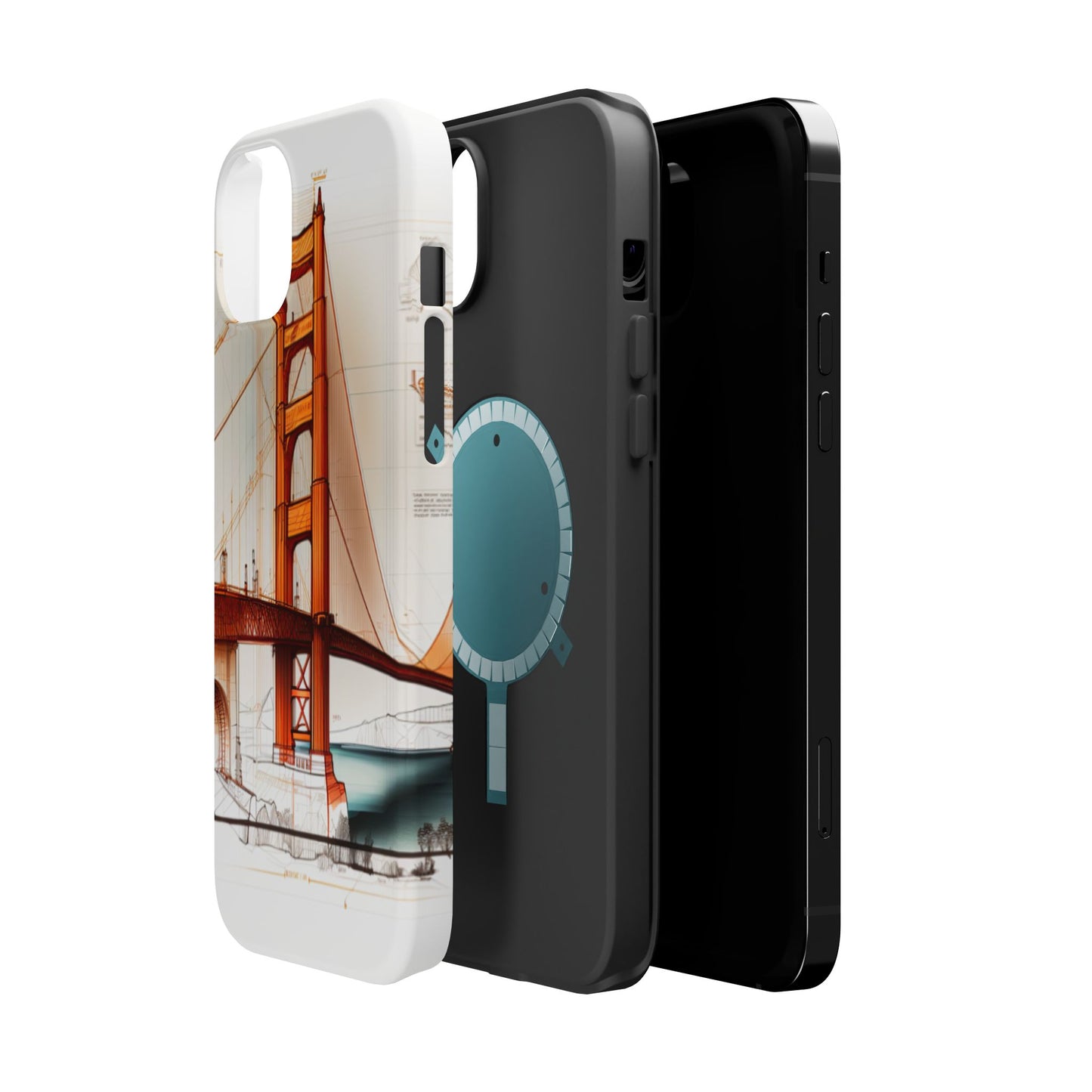 Golden Gate Bridge MagSafe iPhone Case - San Francisco Landmark