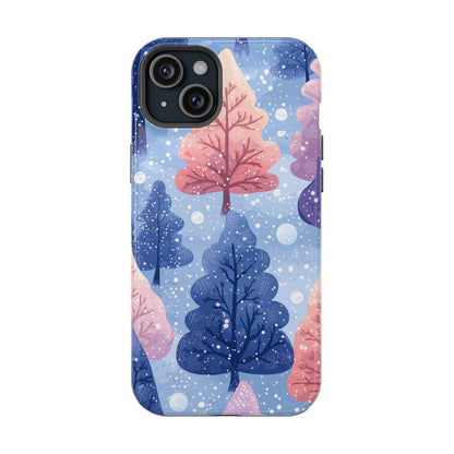 Pink & Purple Winter Wonderland - MagSafe iPhone Series Case