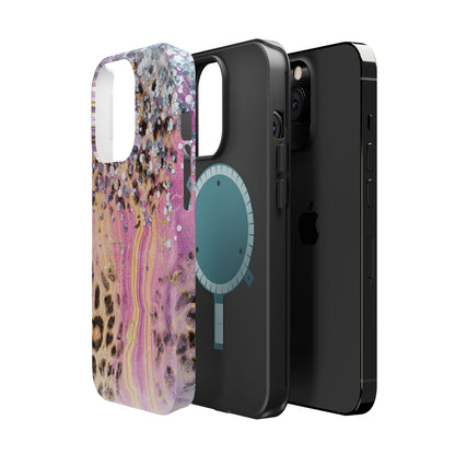 Glitter Glam Leopard – Magsafe iPhone Series Case