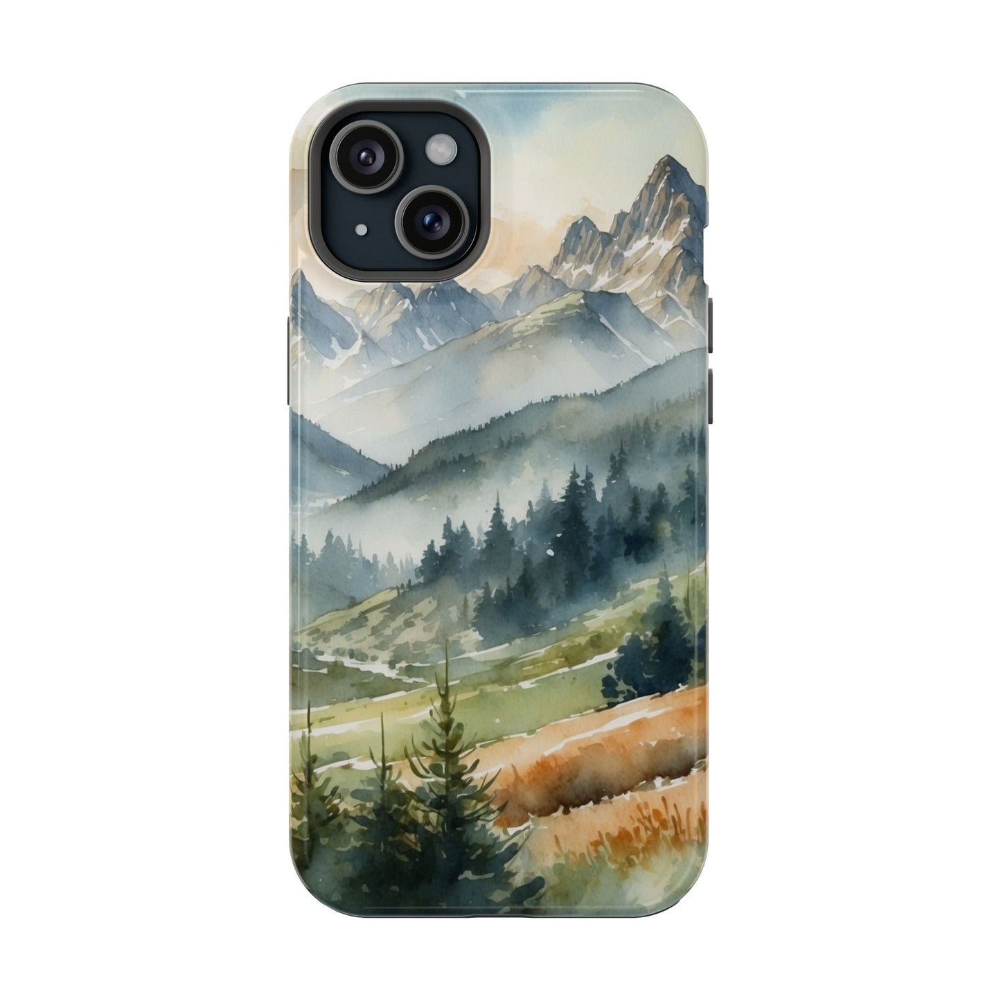 Serene Alpine Forest - MagSafe iPhone Case