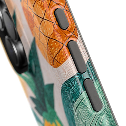 Tropical Pineapple MagSafe iPhone Case – Vibrant Fruit Design, Tough Dual-Layer Protection