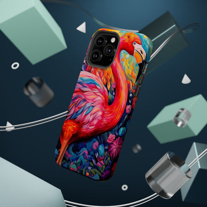 Flamingo Fiesta – Vibrant Flamingo MagSafe iPhone Cases