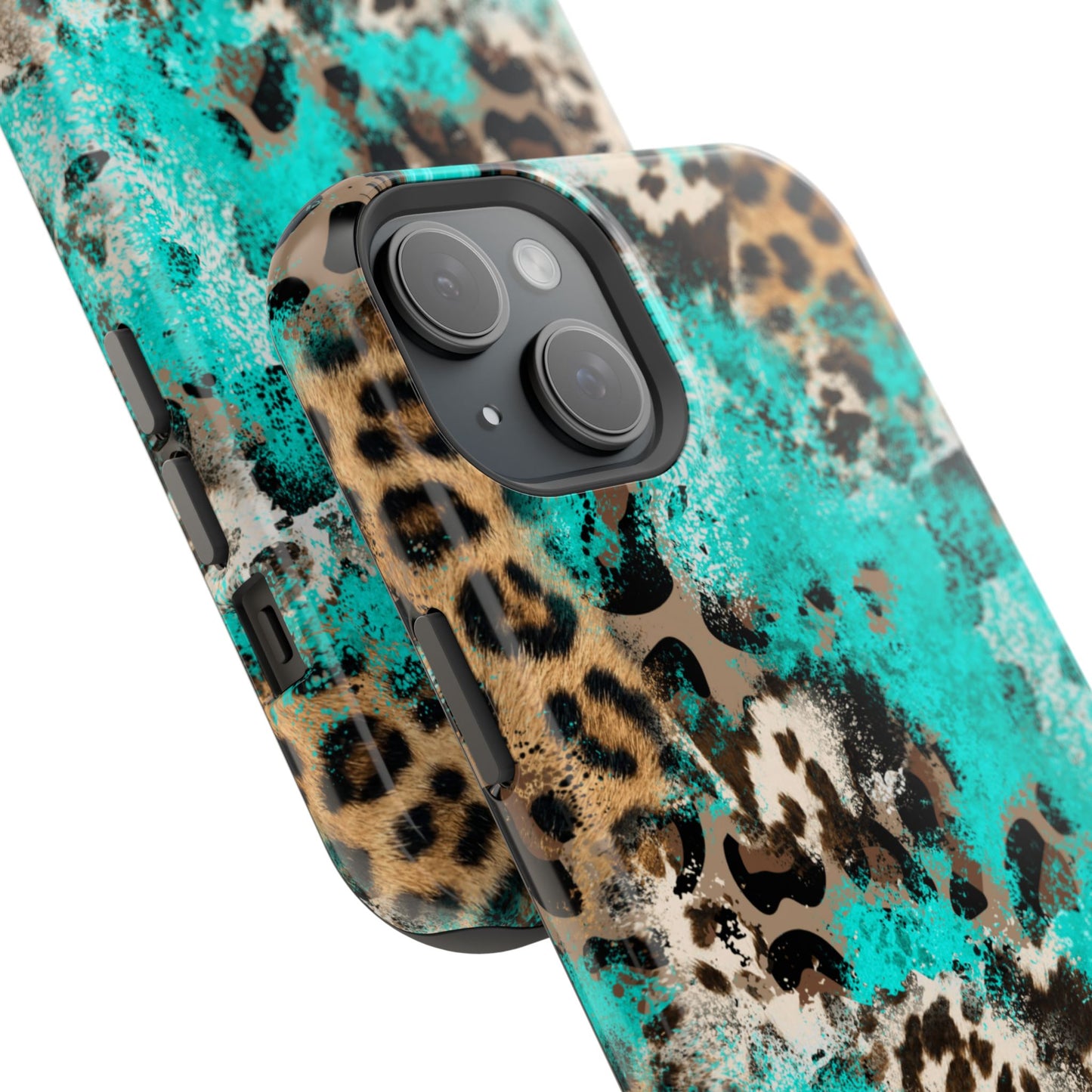 Aqua Splash Leopard - MagSafe iPhone Series Case