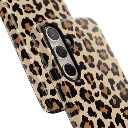 Wild Leopard Print Tough Samsung Galaxy Case – Bold Animal Pattern Design with Dual - Layer Protection - BOGO Cases