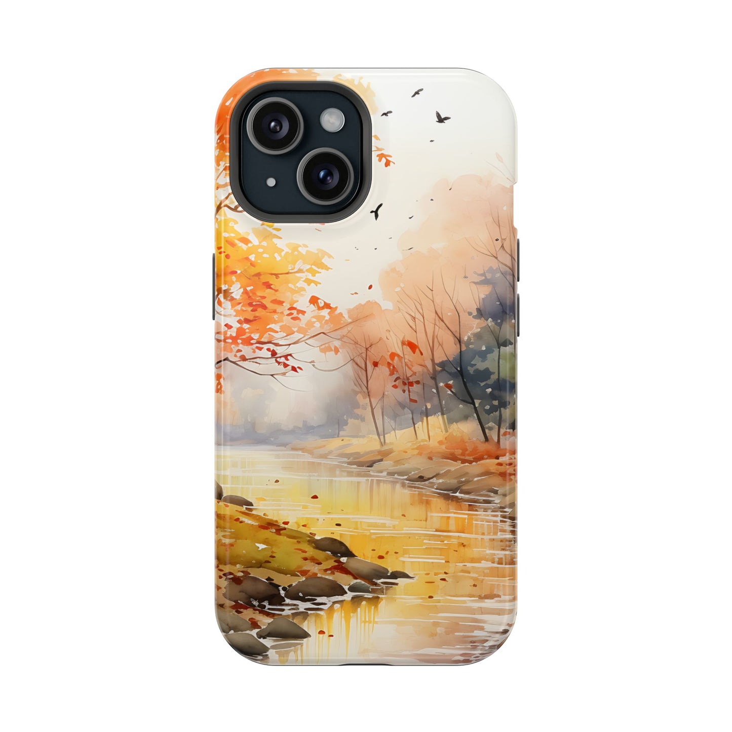 Autumn River Serenity – MagSafe iPhone Case