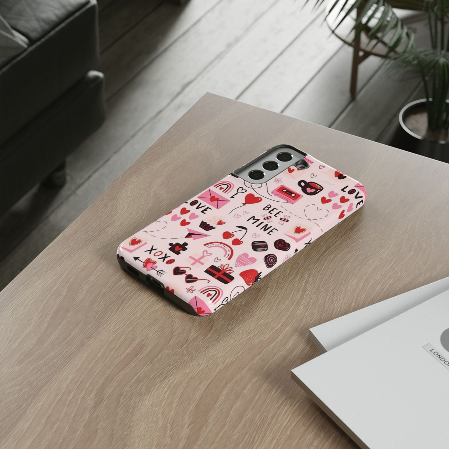 Samsung Galaxy Case: Bee Mine Love Doodles