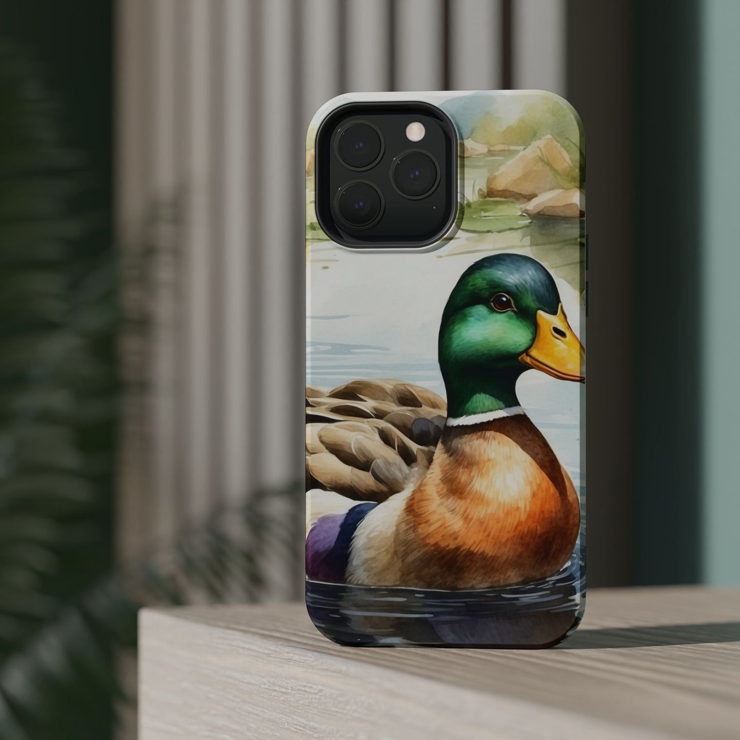 Serene Duck Reflection - MagSafe iPhone Case