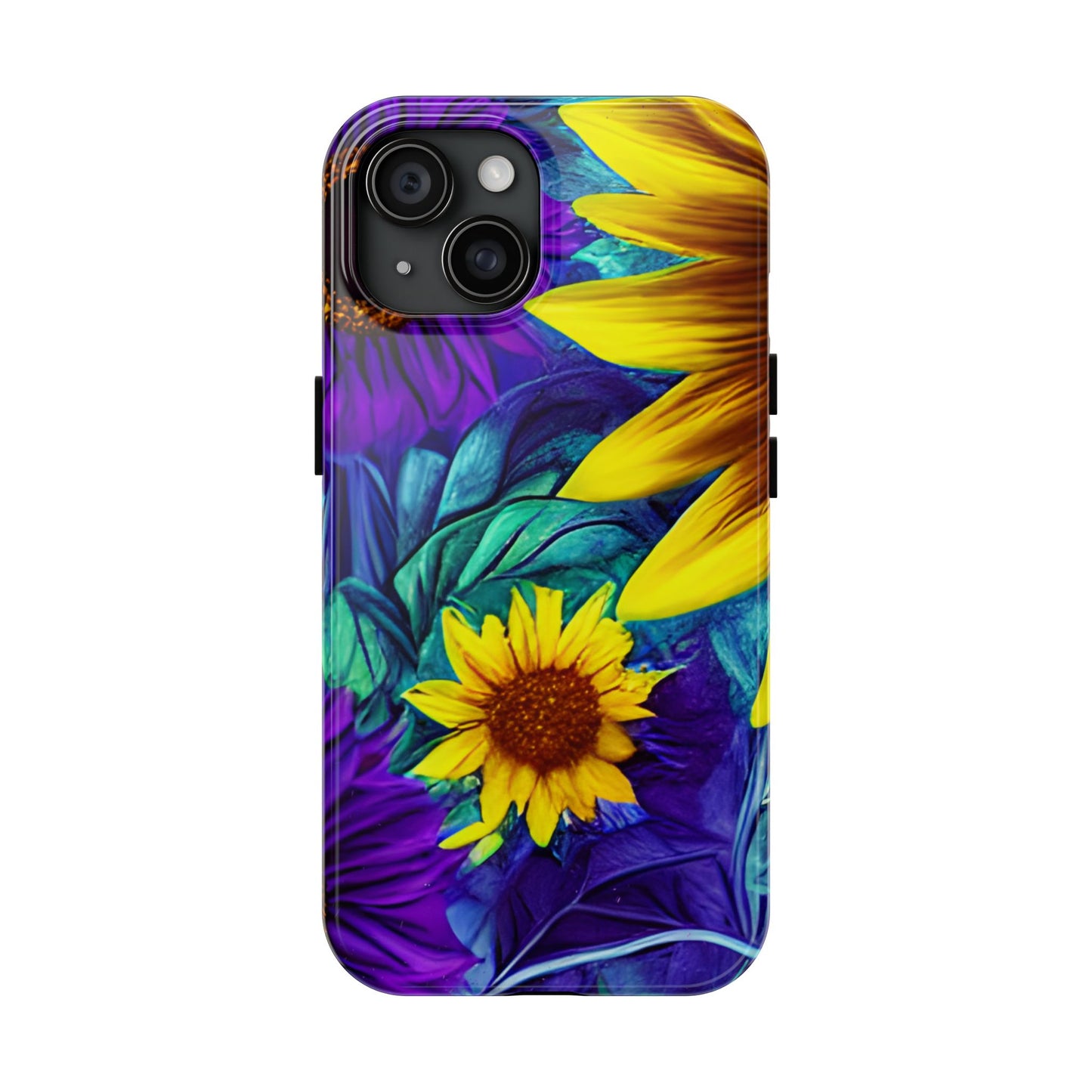 Purple & Gold Sunflower Dream - iPhone Series Case