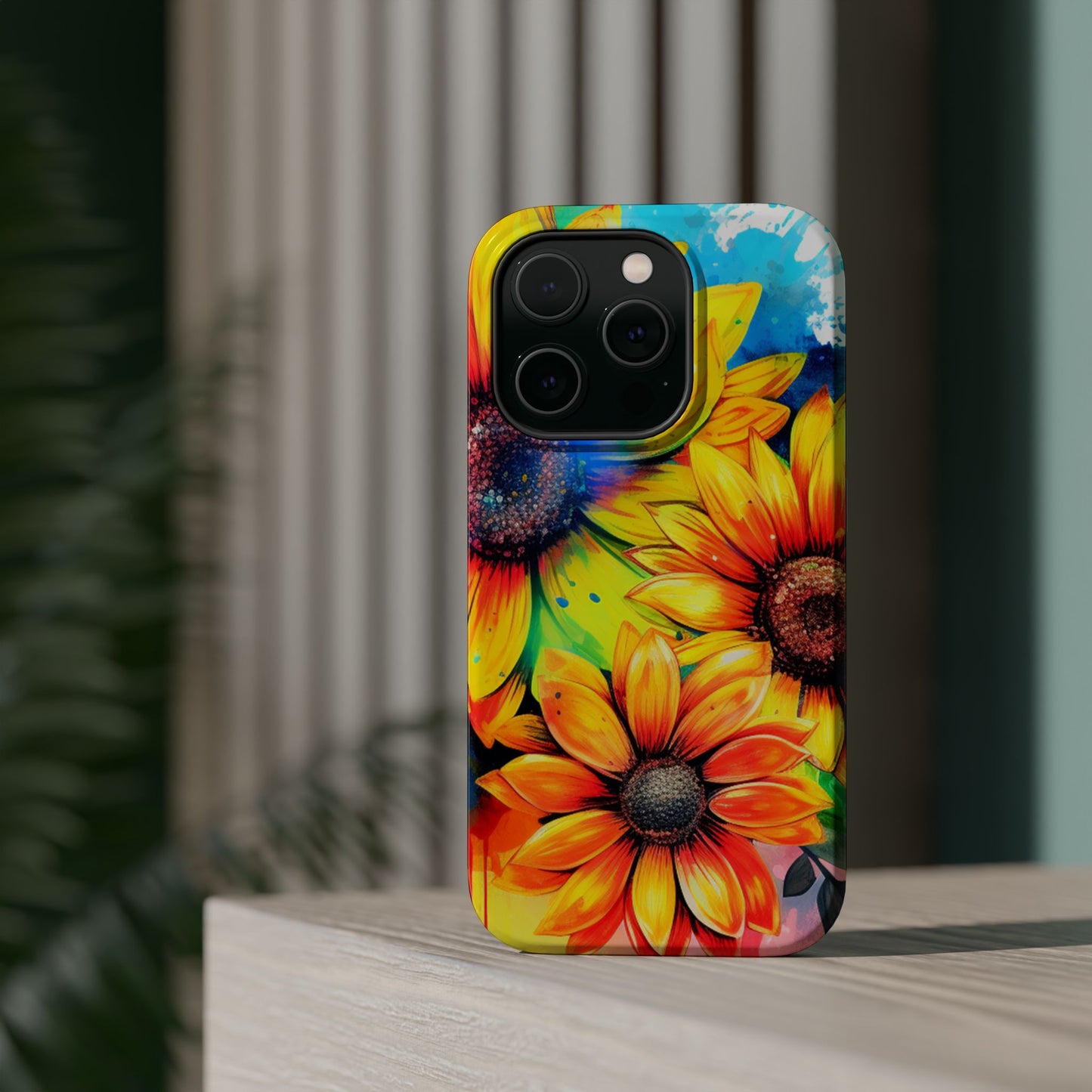 Vibrant Sunflower Splash - MagSafe iPhone Series Case