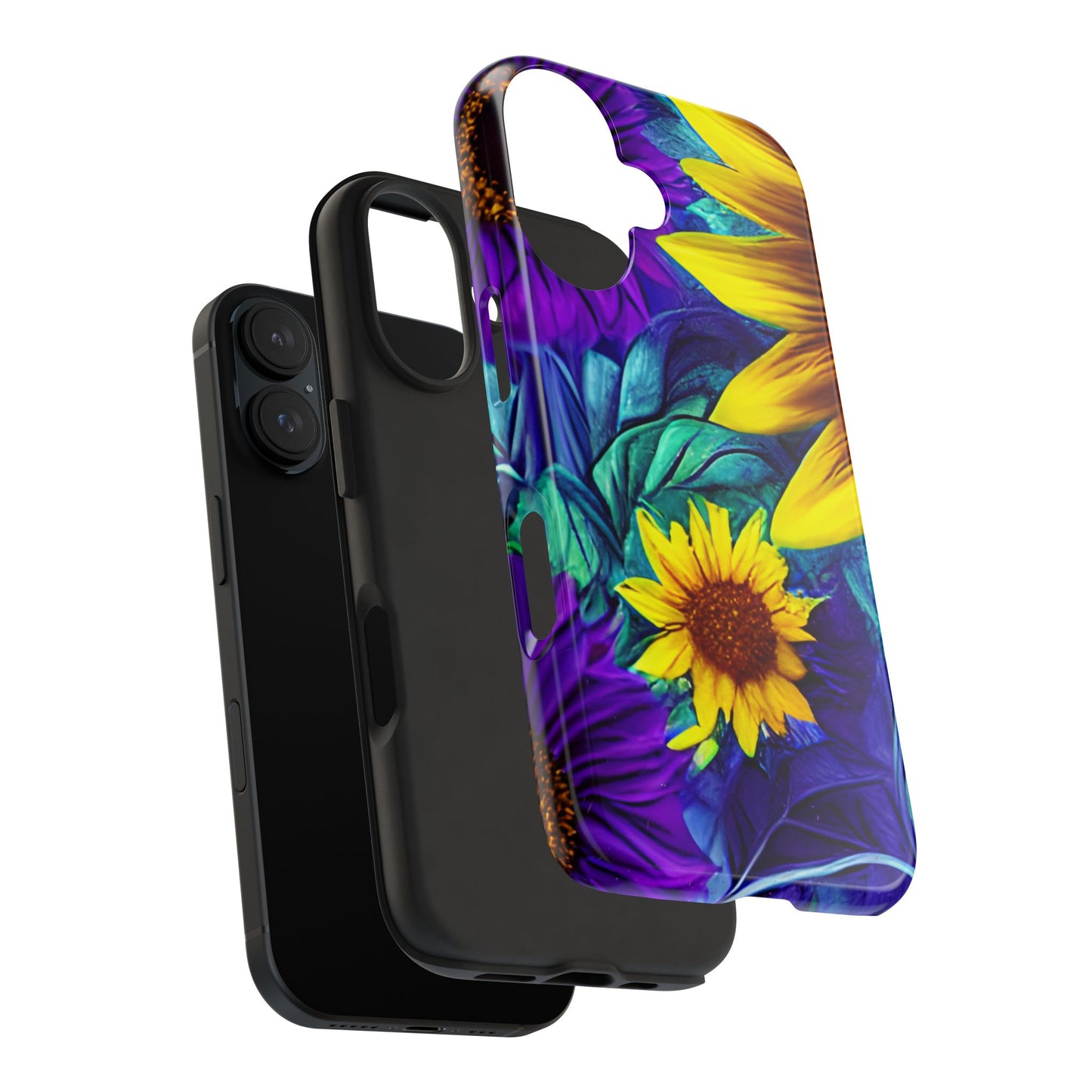 Purple & Gold Sunflower Dream - iPhone Series Case