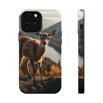 Whimsical Fawn in a Sunlit Forest MagSafe iPhone Case