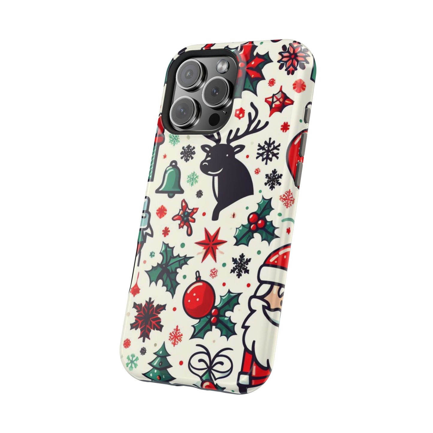 Cartoon Christmas Cheer – MagSafe iPhone Case