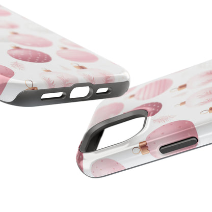 MagSafe iPhone Case: Merry in Pink – Christmas Balls