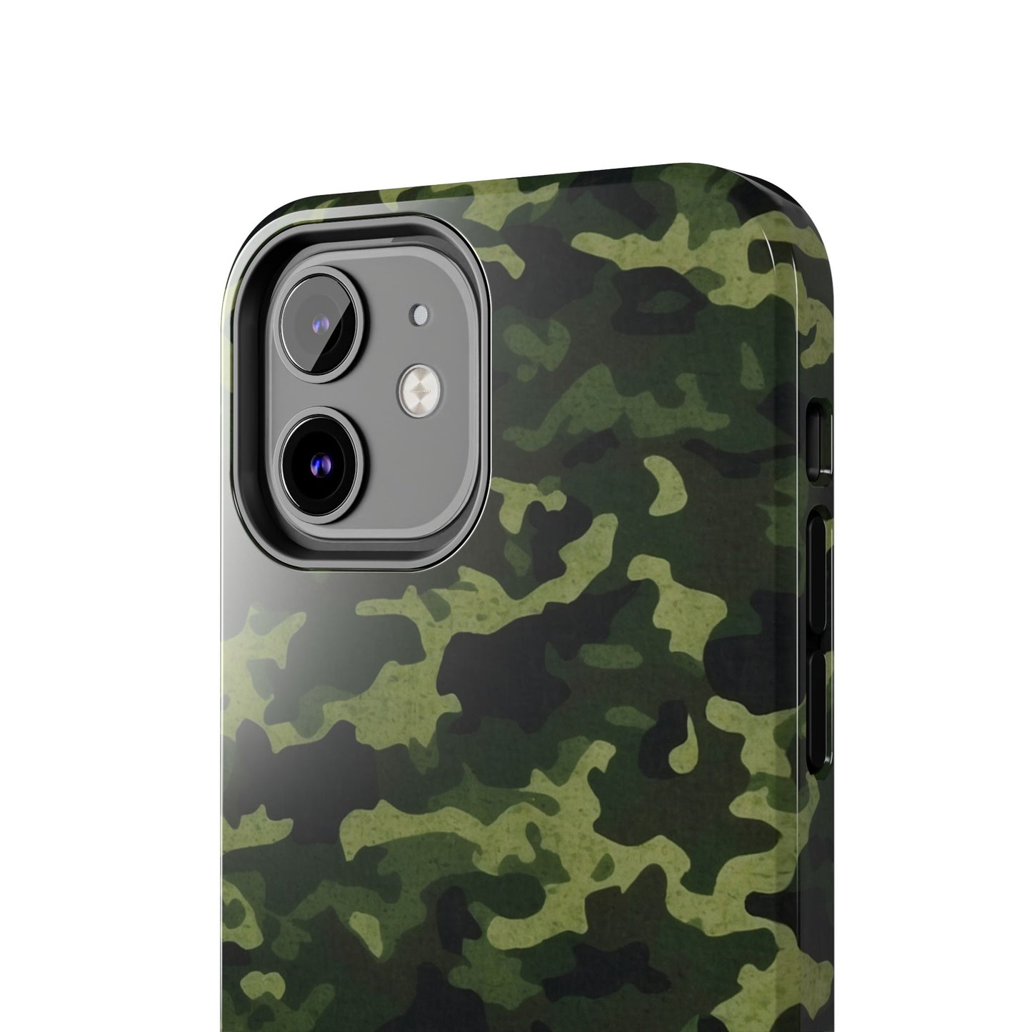 Dark Green Camouflage – iPhone Case, Rugged and Slim Design