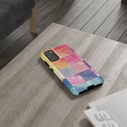 Pastel Panache Watercolor Plaid Case