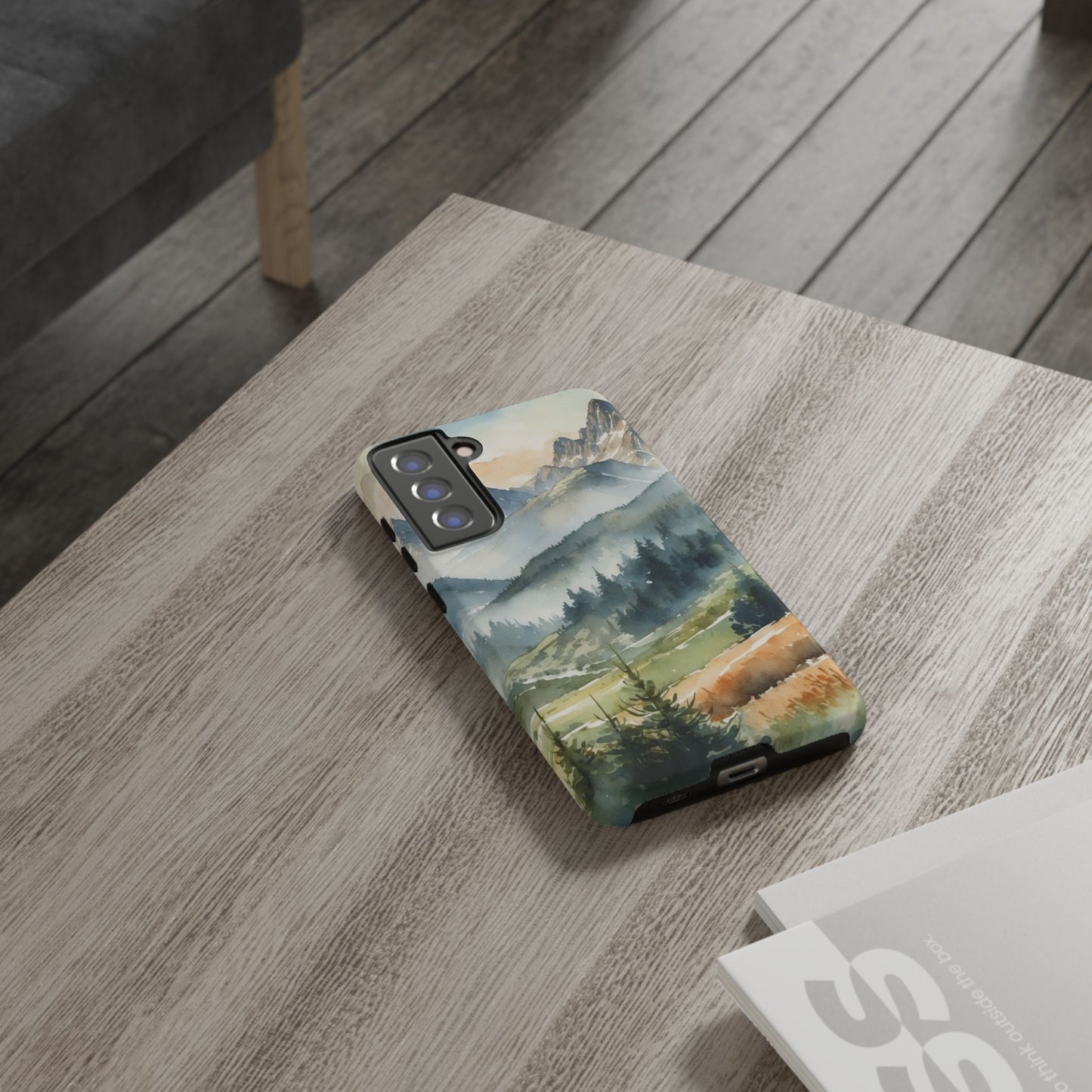 Serene Alpine Forest - Samsung Galaxy Case