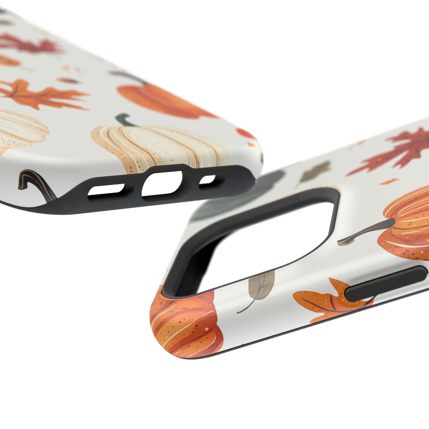 Autumn Pumpkin MagSafe iPhone Case – Fall Leaves and Harvest Design