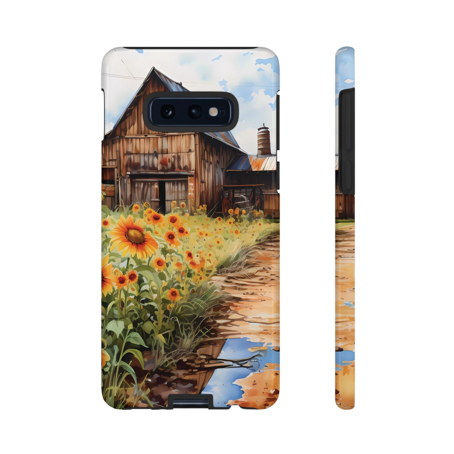 Sunflower iPhone Case  Rustic Farm Style