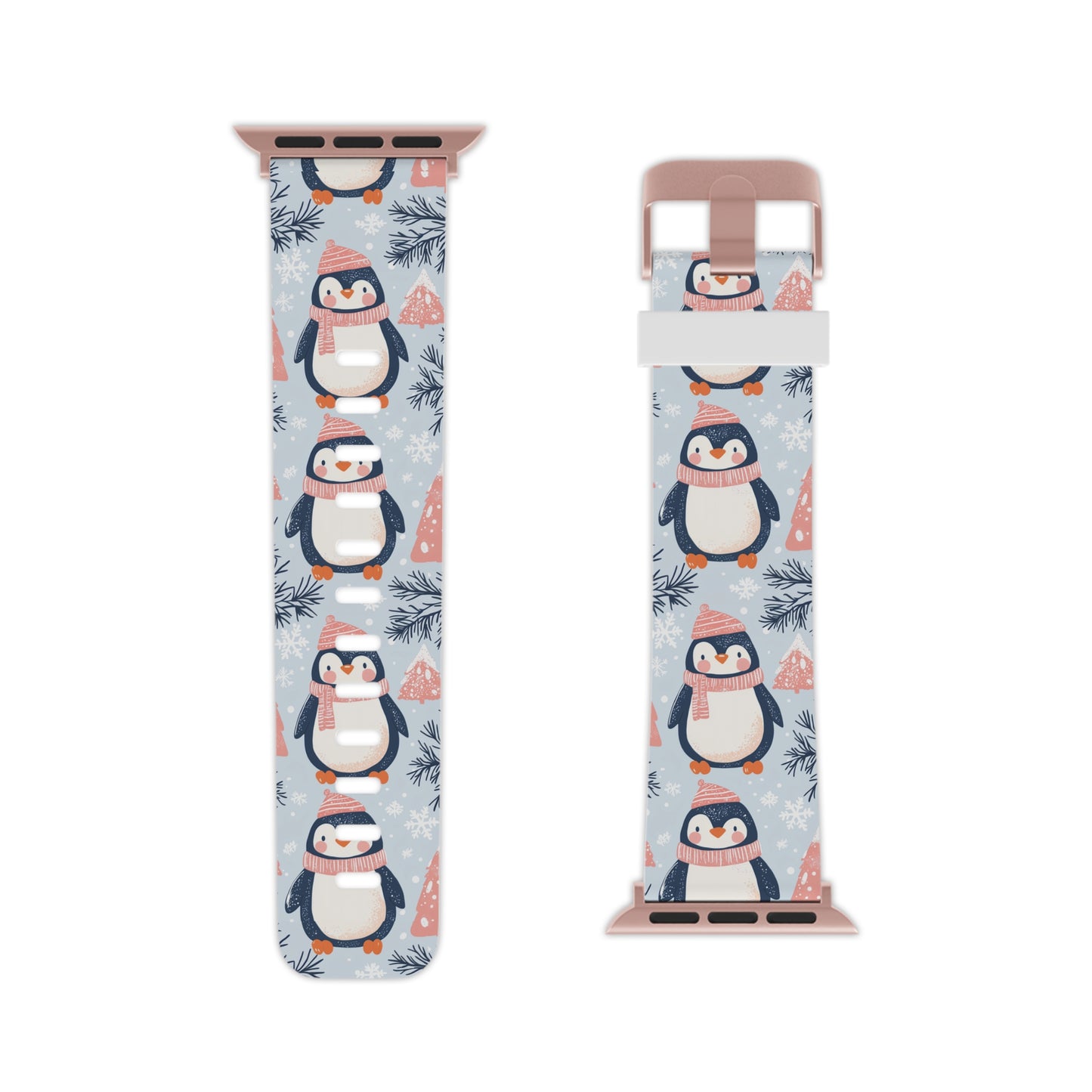 Penguin in Winter Wonderland Apple Watch Band