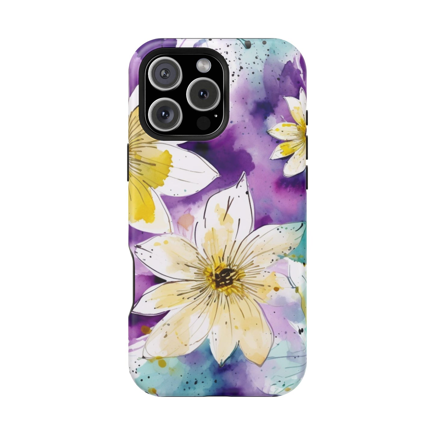 Abstract Floral Watercolor Splash - MagSafe iPhone Series Case