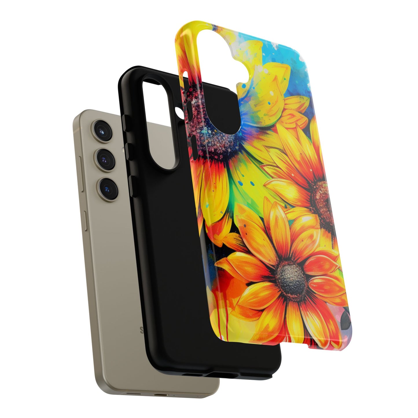 Vibrant Sunflower Splash - Samsung Galaxy Series Case