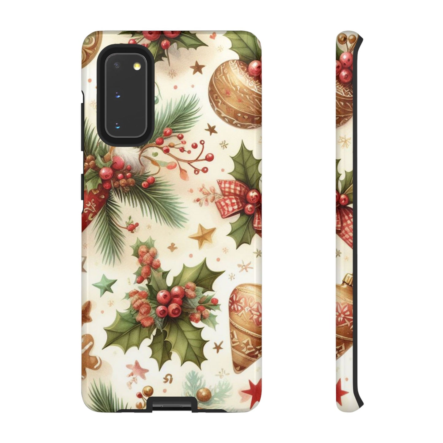 Classic Christmas Stocking & Ornaments Pattern – Samsung Galaxy Series Case