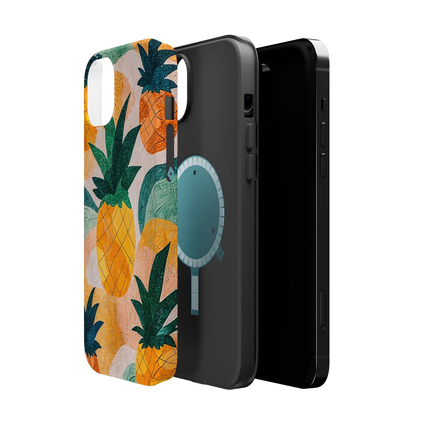 Tropical Pineapple MagSafe iPhone Case – Vibrant Fruit Design, Tough Dual-Layer Protection