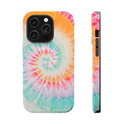 Pastel Tie-Dye MagSafe iPhone Case – Soft Colors & Magnetic Functionality