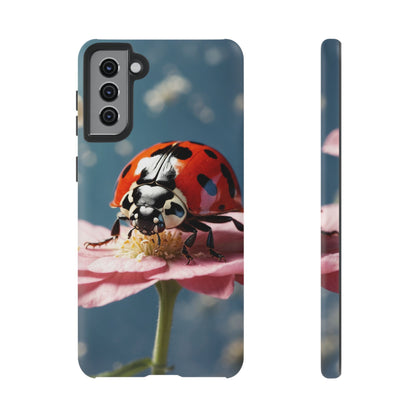 Samsung Galaxy Case: Floral Ladybug Delight