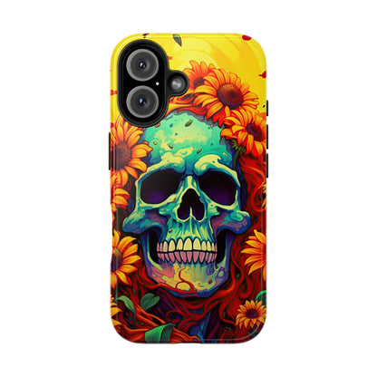 Sun Kissed Skull iPhone Case