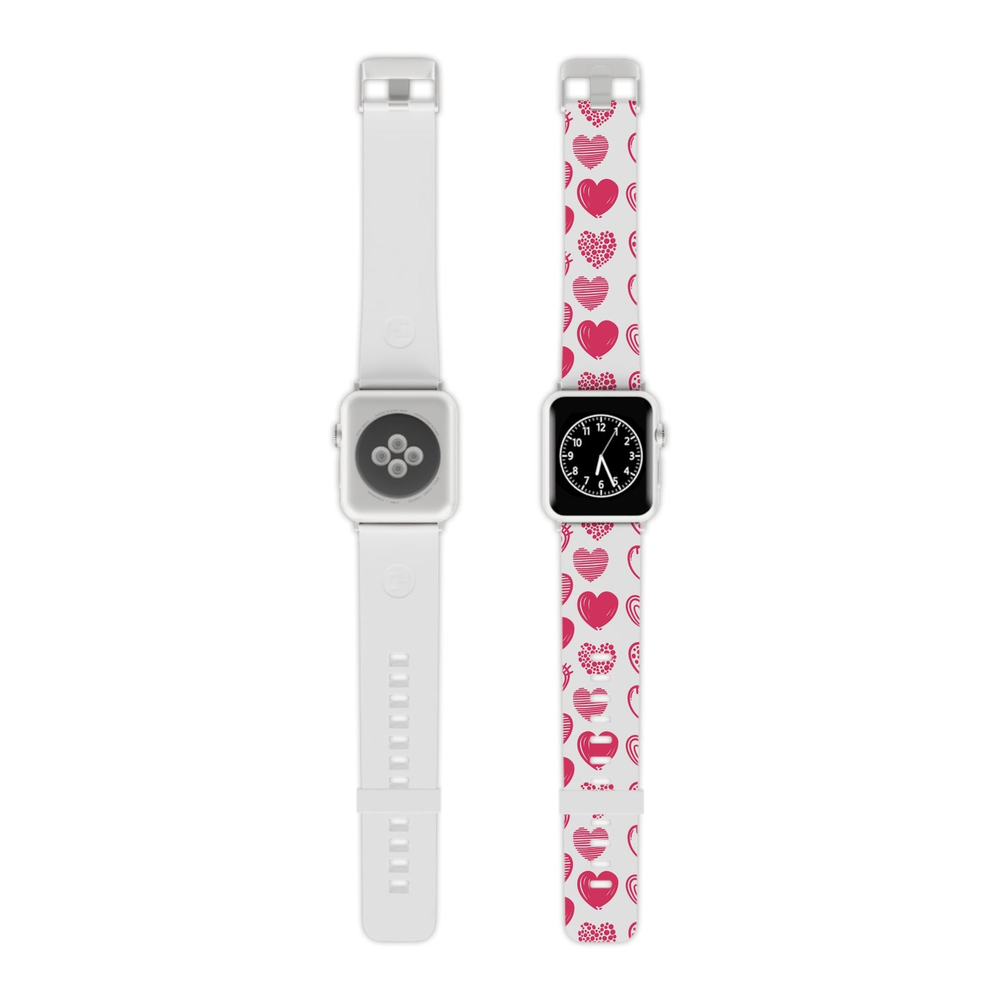 Funky Pink Hearts Apple Watch Band