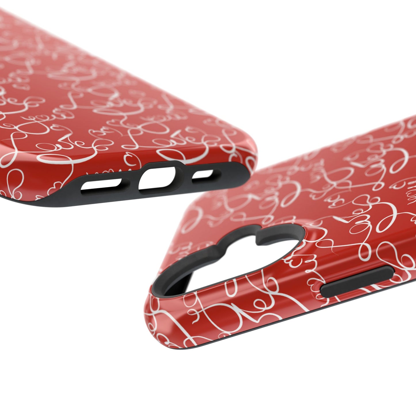 Love Script Red MagSafe Case – Stylish Handwritten Design