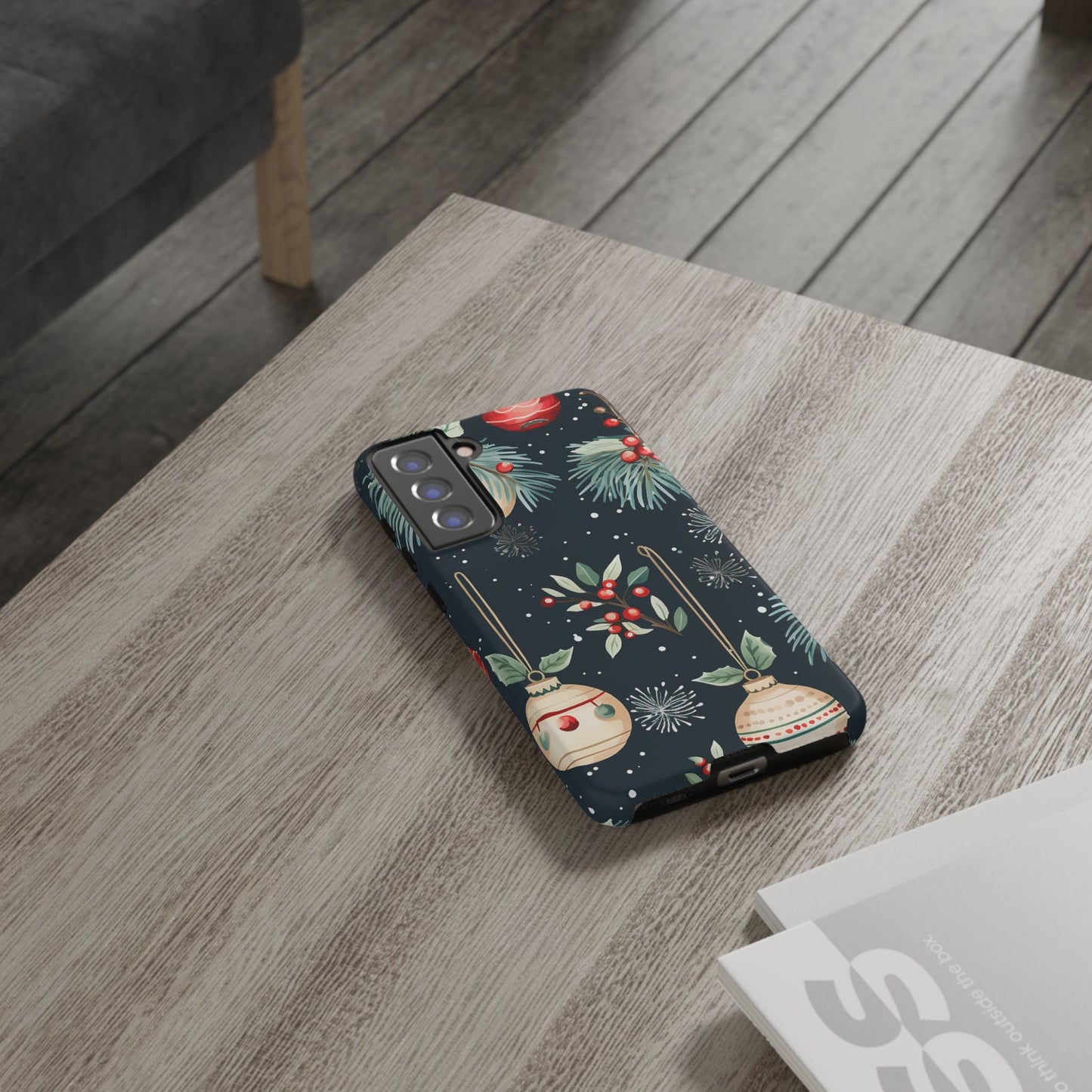 Elegant Christmas Ornaments and Pine - Samsung Galaxy Series Case