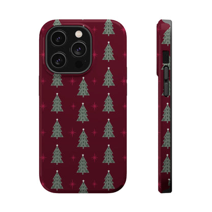 Retro Christmas Tree Pattern – MagSafe iPhone Series Case