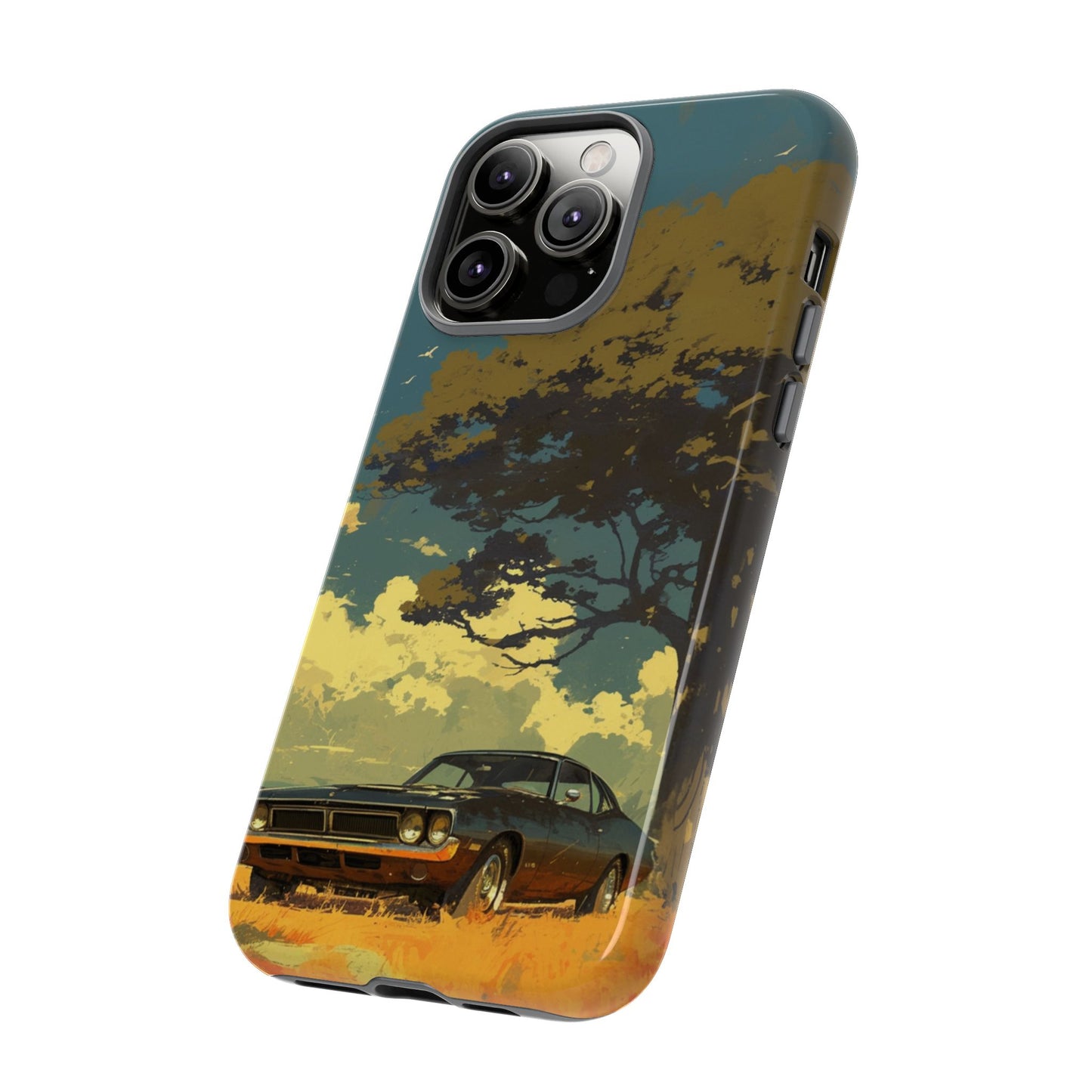 Retro Road Trip Vintage Car iPhone Case