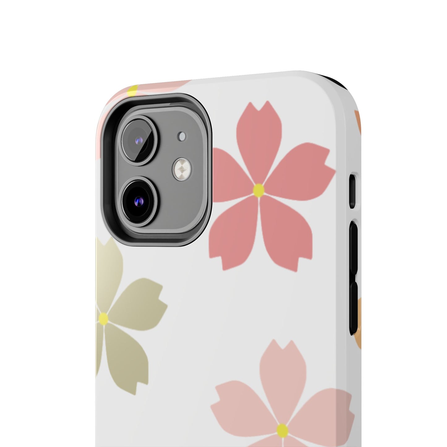 Pastel Sakura Blossom Tough iPhone Case – Durable Design with Soft Matte Finish