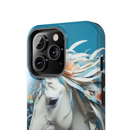 Floral Horse iPhone Case