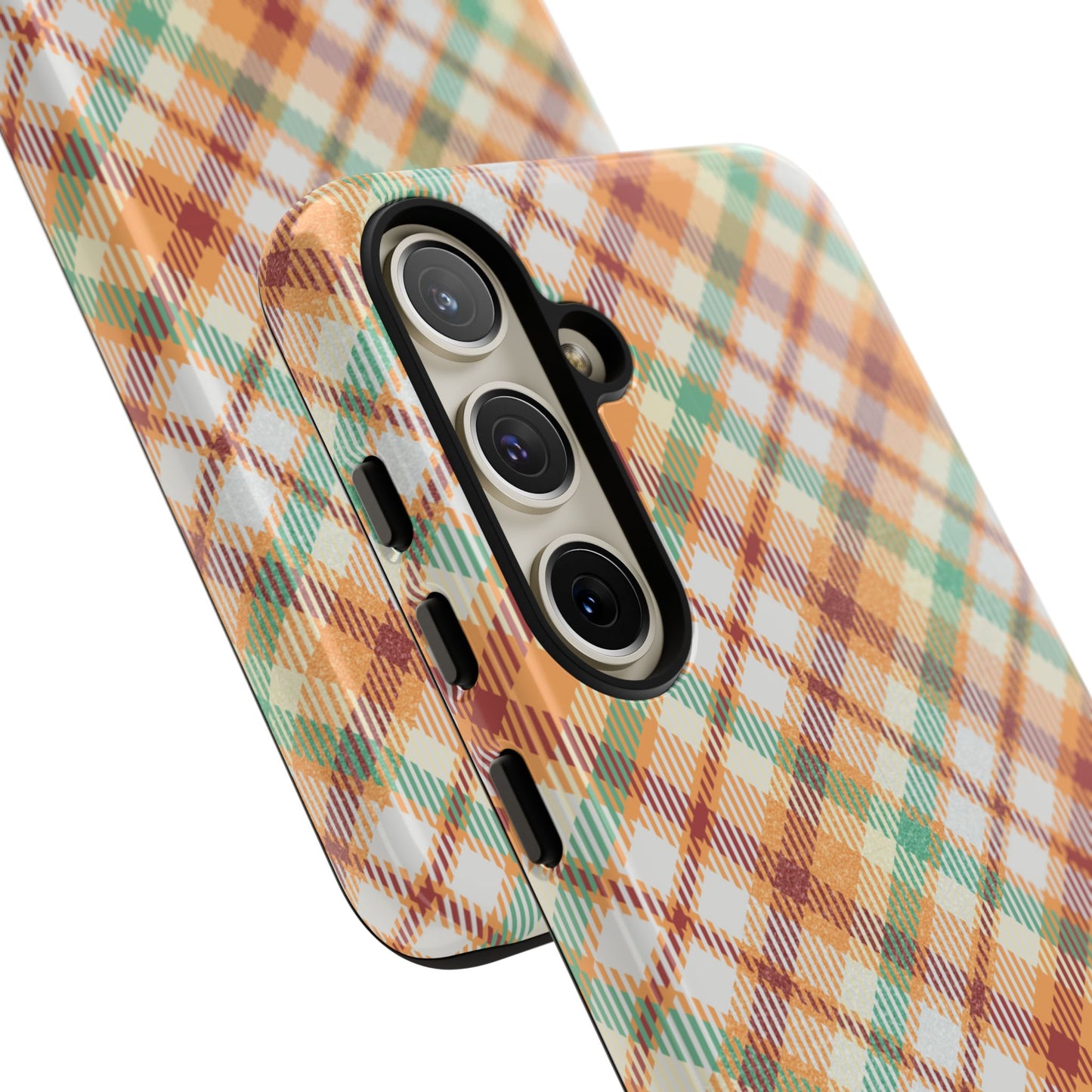 Samsung Galaxy Case - Autumn Harvest Plaid Design